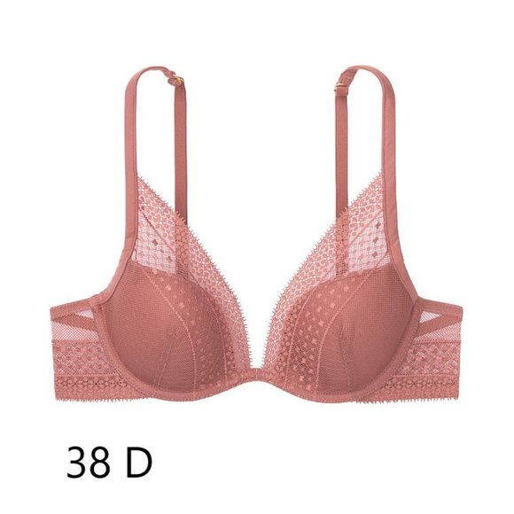 EUC VS Dream Plunge Lightly Lined Teal Bra 38C - Picture 3 of 5